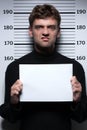 Busted burglar. Royalty Free Stock Photo