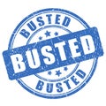 Busted ink imprint Royalty Free Stock Photo