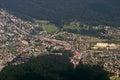 Busteni city view from Caraiman mountain