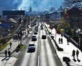 Busteni resort, cityscape and street view