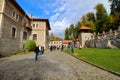 Busteni, Romania - October 13, 2023: Cantacuzino Castle