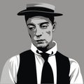 Buster Keaton - my original caricature