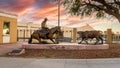 `Buster Welch and King Ranch`s Little Peppy` by Kelly Grahanm at Will Rogers Memorial Center in Fort Worth, Texas.