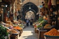 Vibrant Marketplace of the Orient