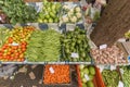 Bustling fruit and vegetable market in Funchal Madeira Royalty Free Stock Photo