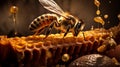 Bustling Life: The Fascinating World of Bees and Pollination - Generative AI