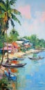 Fauvist Turquoise Views: Art Inspired By The Humid Riverbanks Of Thailand
