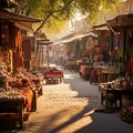 Bustling marketplace in Tashkent, Uzbekistan