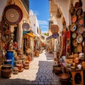 Bustling Souk in Tunis