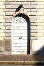 busto arsizio abstract rusty brass sidewalk