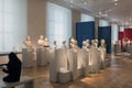 Busts of Greek Philosphers and Emperors in Altes Museum Berlin