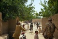 Busy Afghan Village Square