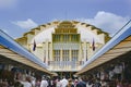 People shopping in Central Market, Phnom Penh, capital city of Cambodia Royalty Free Stock Photo