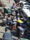 Busy and chaotic scene in Chandni Chowk Old Delhi.