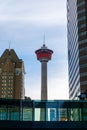 Downtown Calgary Business District With Iconic Calgary Tower