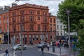 Busy Dublin Street Corner