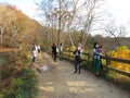 Busy Fall Day at Great Falls National Park