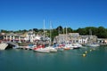 Busy fishing harbour at Padstow Cornwall