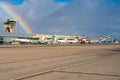 Busy Gran Canaria Airport Royalty Free Stock Photo