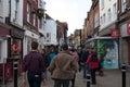 The town centre of Winchester, Hampshire, UK