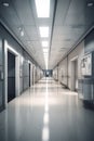 Busy hospital corridor AI generated