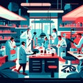 Unveiling Medical Wonders: The Busy World of a Hospital Laboratory