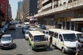 Intersection in the Central Business District, Johannesburg, South Africa Royalty Free Stock Photo