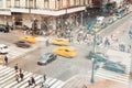 busy junction full cars people. High quality beautiful photo concept