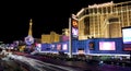 Busy Las Vegas Blvd Royalty Free Stock Photo