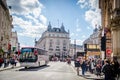 Busy London street in London United Kingdom UK