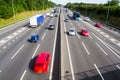 Busy M1 Motorway Royalty Free Stock Photo