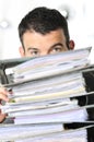 Busy man Royalty Free Stock Photo