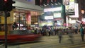 A busy night in Causeway Bay