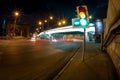 Busy night road Royalty Free Stock Photo