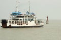 The busy Port of Tanjung Perak Surabaya on a cloudy day