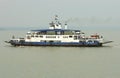 The busy Port of Tanjung Perak Surabaya on a cloudy day