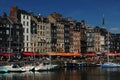 Busy Quay In The Old Historic Harbour Of Honfleur In Normandy France On A Beautiful Sunny Summer Day Royalty Free Stock Photo