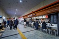 Busy Restaurant in a line at Seoul Express Bus Terminal. Seoul Express Bus Terminal is the main bus terminal located in Seocho-gu.