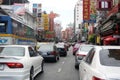 A Busy Road in Bangkok, Thailand
