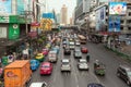 Busy road in Bangkok Royalty Free Stock Photo