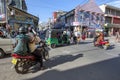 A busy road intersection at Jaffna in Sri Lanka.
