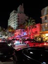 Busy south beach Miami midnight