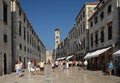 Busy Stradun street , Dubrovnik , Croatia