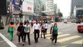 Busy Street at Bukit Bintang Kuala Lumpur Royalty Free Stock Photo