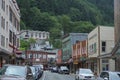 Busy Street in Downtown Juneau Alaska