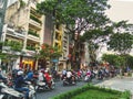 Traffic in Ho Chi Minh City Royalty Free Stock Photo