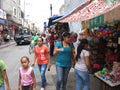 Busy Street in Rioverde Mexico Royalty Free Stock Photo