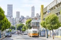 Busy street of San Francisco, USA Royalty Free Stock Photo