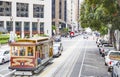 Busy street of San Francisco, USA Royalty Free Stock Photo