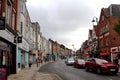 Shoppers on a street in East Grinstead in Sussex